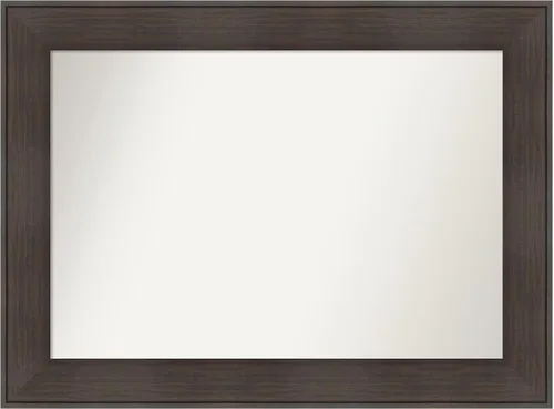 Vista 28 de Amanti Art Espejo personalizado, espejo de baño de veta de madera rústica William, espejo de pared o espejo de tocador de baño sobre el fregadero