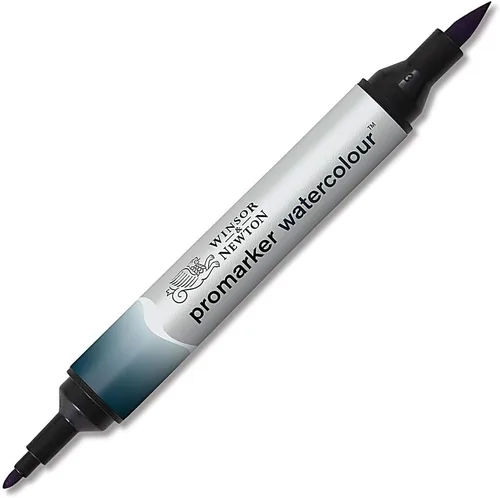 Vista 22 de Winsor & Newton ProMarker - Marcador de acuarela, tono carmesí Alizarin