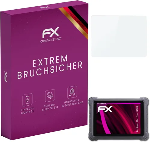 Vista 10 de atFoliX Película protectora de pantalla compatible con Autel MaxiSys Ultra, película protectora FX ultra transparente (2X)