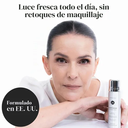 Vista 6 de Jerome Alexander MagicMinerals AirFinish - Spray fijador de acabado de larga duración, sensación ligera, impecable, cobertura mate Acabado de aire