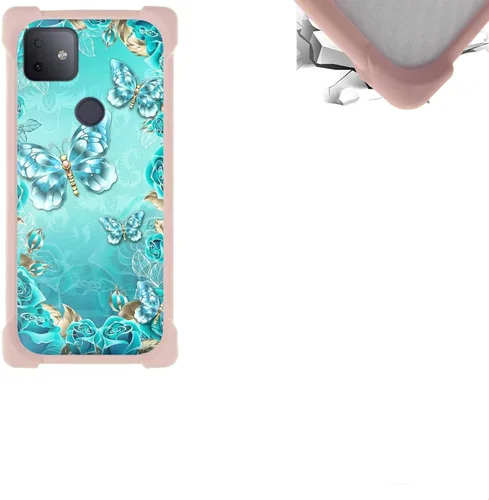 Vista 68 de jioeuinly Funda compatible con ZTE Blade X1 5G Phone Case PC Backplane + cubierta de silicona suave marco XSH