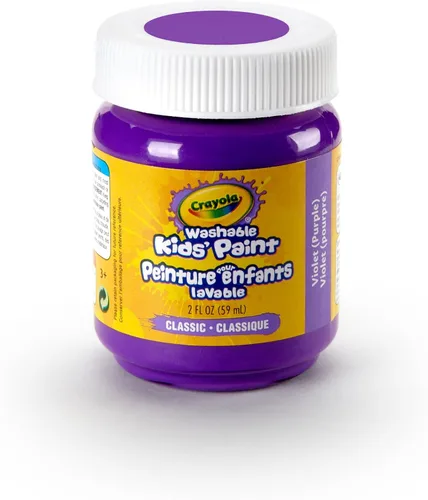 Vista 22 de Pintura de Crayola lavable para niño (6 colores surtidos) 2 oz cada una, paquete de de 1, Variados Varios