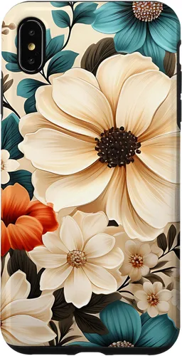 Vista 7 de Funda para iPhone 14 Mixed Flower Bouquet Floral Pattern Wildflowers