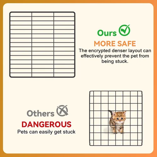 Vista 7 de VISCOO Jaula para gatos (para gatito), recintos para gatos Catio de 3