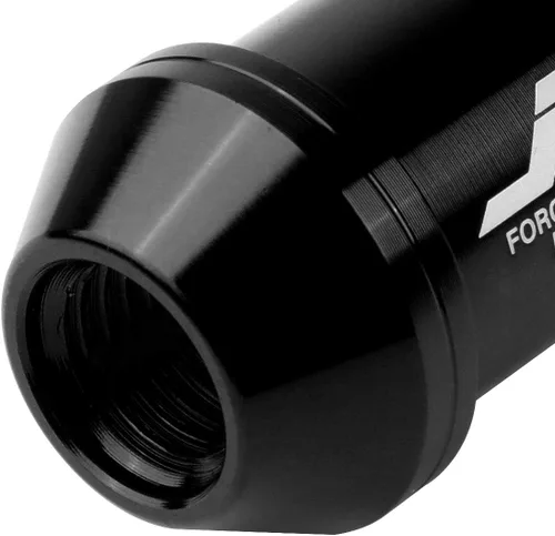 Vista 4 de J2 Engineering - 20 tuercas de aluminio M12 x 1.25 7075-T6 de 1.969 in con llave de enchufe (negro)