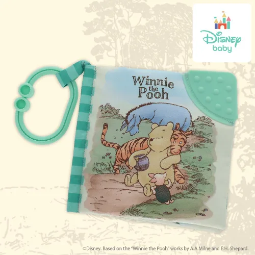 Vista 6 de Kids Preferred Winnie The Pooh - Libro suave con clip para llevar, 5 pulgadas