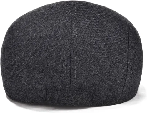 Vista 4 de VOBOOM - Gorra de algodón para hombre con diseño de Ivy Gatsby Newsboy