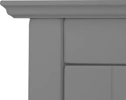 Vista 6 de Teamson Home Connor - Armario de pared extraíble, color gris