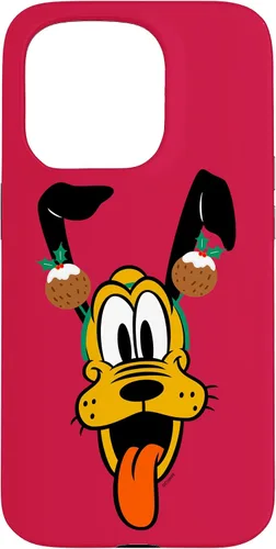Vista 14 de Disney Plutón - Funda para iPhone 17 con diadema de pudín navideño