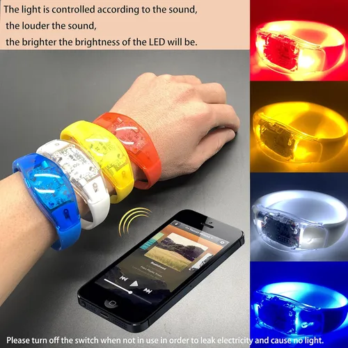 Vista 3 de 3 Pcs, LED Light Up Suspenders With Glow Bracelets And Bow Tie Combo, Adjustable Elastic Flashing Led Clothing