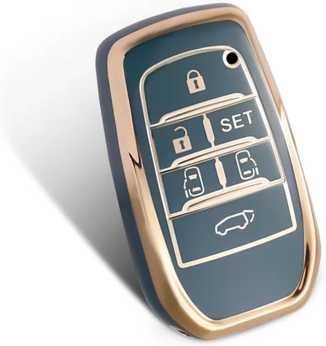 Vista 14 de Suave TPU coche Smart Cover Key Case se adapta a Toyota (negro)
