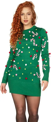 Vista 6 de Vestido tipo suéter con guirnalda Gaudy para mujer