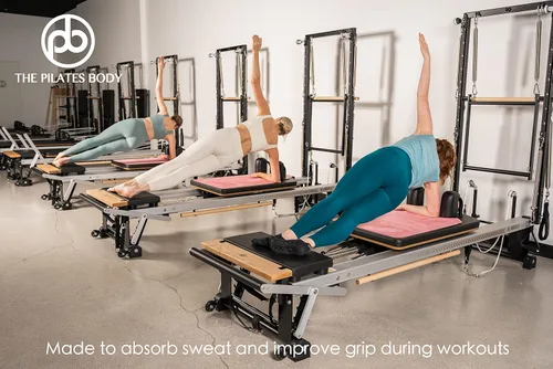 Vista 9 de Pilates Body Pilates Reformer Mat – Se adapta a Merrithew, Allegro, Cuerpo equilibrado, Aeropilates Pilates Reformers – Limpio, antideslizante