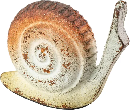 Vista 3 de Foreside Home and Garden Figura de caracol de hierro fundido - Foreside Home & Garden