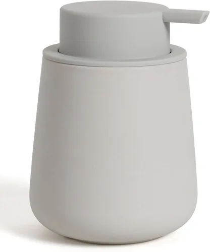 Vista 8 de Bosilunlife Dispensador de jabón de manos, dispensador de jabón de cerámica de 12 onzas, dispensador de jabón líquido recargable para baño