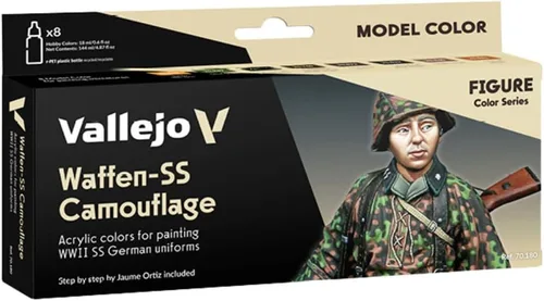Vista 5 de Vallejo - Set de Pintura Acrílica en Negro y Blanco Model Color Serie de Colores para Figuras Modelo en Miniatura para Lograr Diferentes Matices