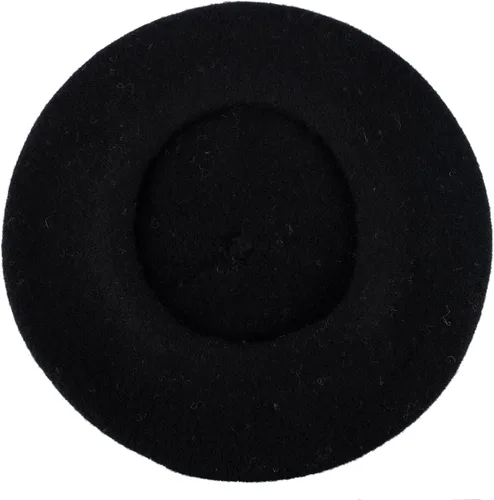 Vista 89 de Hat To Socks Boina francesa de mezcla de lana para hombre y mujer en colores lisos