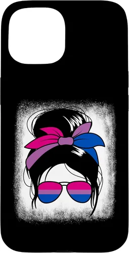 Vista 6 de iPhone 16 Bisexual Messy Bun Bi Sexual Women's Bisexual Case