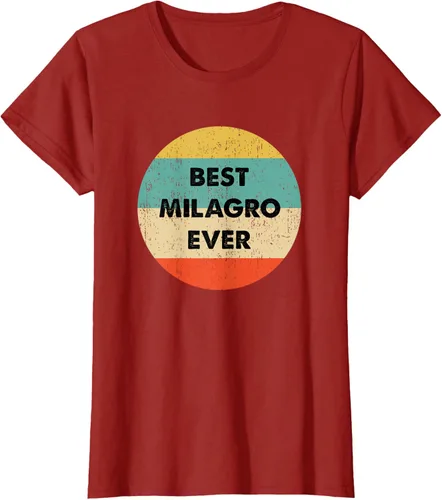 Vista 28 de Camiseta Milagro Name, Negro
