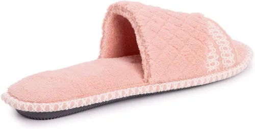 Vista 8 de MUK LUKS Pantuflas Sally Micro Chenille para mujer