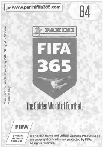 Vista 2 de Pegatinas de fútbol Panini FIFA 365 2017-18 #84 Palmeiras Kit oficial más pequeño que una tarjeta de intercambio en estado crudo (NM o mejor)