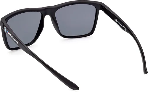 Vista 4 de BMW MOTORSPORT - Lentes de sol para hombre, color negro, Mate negro