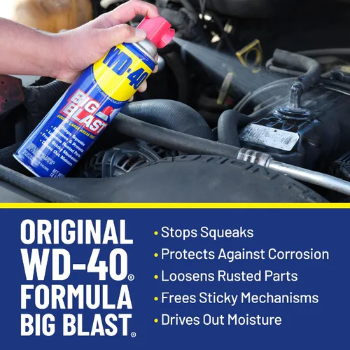 Vista 4 de WD-40 Fórmula original, producto multiusos con spray Big-Blast, 18 onzas [paquete de 6]