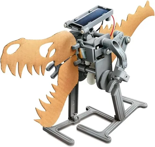 Vista 4 de 4M: Green Science - Robot solar - Kit de construcción de robot para caminar, motor de energía renovable, movimiento mecánico, juguete de ingeniería