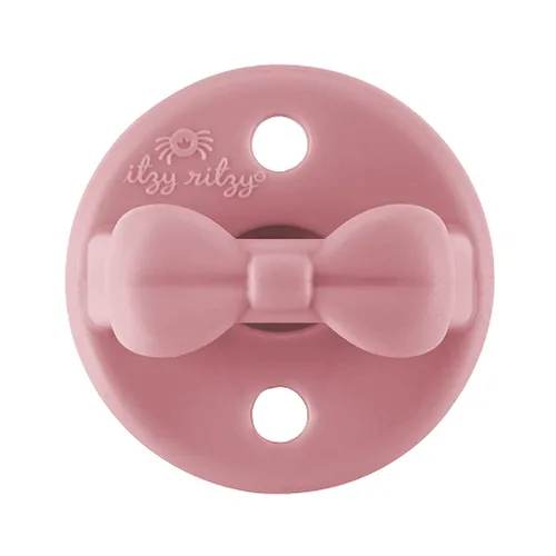 Vista 6 de Itzy Ritzy Juego de 2 chupetes de ortodoncia de silicona, 0-6M, ballet y Zapatilla de ballet y prímula (0-6 meses)