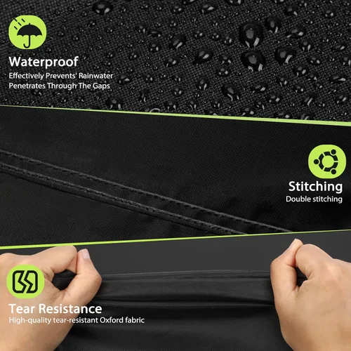 Vista 4 de TOPCROWN Funda para parrilla al aire libre, ajuste universal para parrilla de gas de barbacoa de 30 a 32 pulgadas, impermeable, anti-UV, tela Oxford