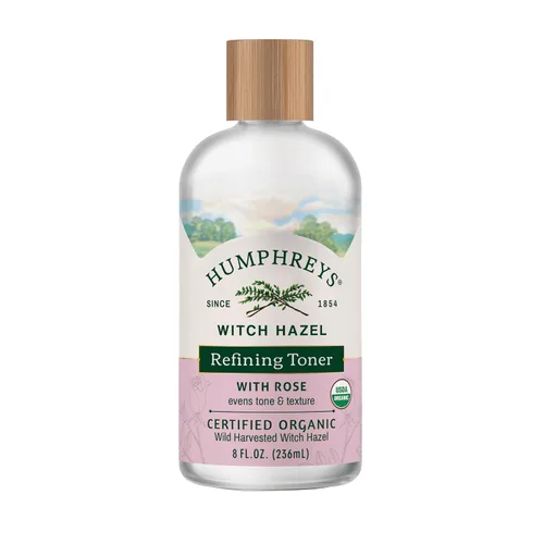Vista 15 de Humphreys Nourish Witch Hazel + tóner sin alcohol de aloe, transparente, 8 onzas (paquete de 1) Hamamelis cosechado silvestre con aloe y vitamina