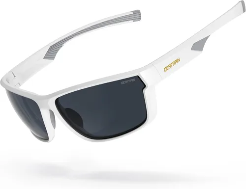 Vista 10 de DEAFRAIN Lentes de sol deportivos polarizados para hombres y mujeres, ideales para correr, pescar, conducir, marco irrompible con protección UV