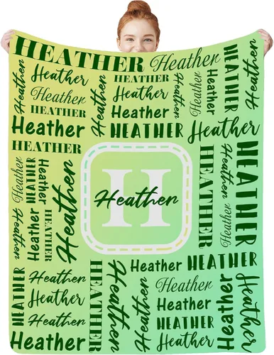 Vista 44 de Manta personalizada con nombre para niños, niñas, niños, niñas, manta personalizada con nombre para adultos, hombres y mujeres, mantas de bebé