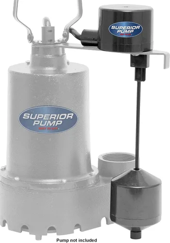 Vista 4 de Superior Pump 92010 Interruptor de flotador vertical, negro