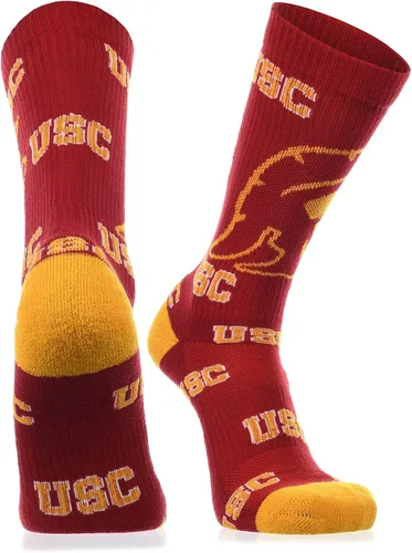 Vista 22 de TCK - Calcetines Mayhem de tripulación de longitud de pantorrilla para hombres, calcetines para día de juego