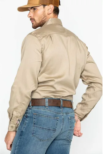 Vista 3 de Carhartt Camisa de sarga ligera resistente al fuego para hombre