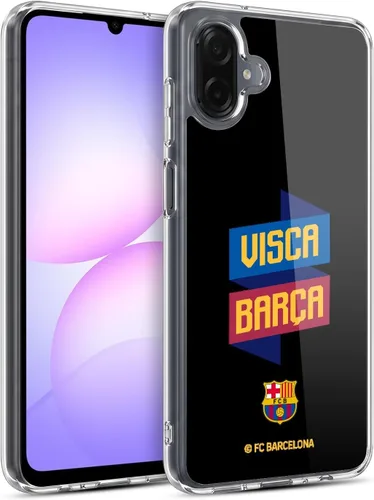 Vista 10 de Head Case Designs Officially Licensed FC Barcelona Logo and Pattern Forca Barca Gel Case [Military Grade Protection] Compatible with Samsung Galaxy