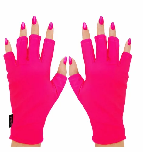 Vista 12 de ManiGlovz - Guantes de uñas originales con protección UPF 50+ UV Manicura de gel y guantes anti UV sin dedos para mujeres Se pueden utilizar