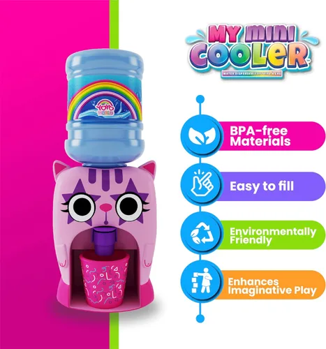 Vista 3 de r - Pequeña máquina dispensadora de agua para muebles de casa de muñecas, jugo, bebidas Dispensador de agua de escritorio en miniatura, el mejor