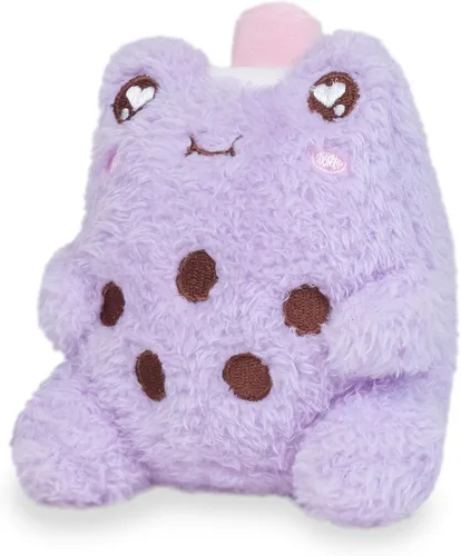 Vista 2 de Cuddle Barn PlushGoals - Mini Boba Wawa Clip súper suave y lindo Kawaii rana de peluche de animal de peluche, llavero para bolsa, 4 pulgadas