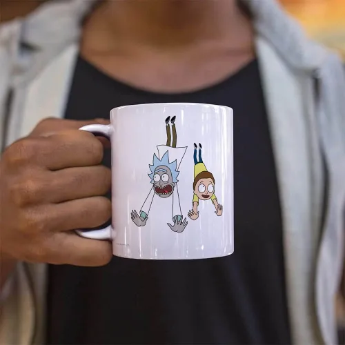 Vista 107 de Trend Setters Friends the Television Show – 25 años – Mercancía oficial – Taza de café o té de cerámica blanca de 11 onzas – perfecta para regalar