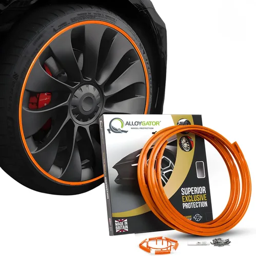 Vista 19 de AlloyGator Protector de Llanta Dorado para Ruedas de Automóvil (Se Adapta a Ruedas de 12-24" de Diámetro) - Paquete de 4 Protectores de Rueda