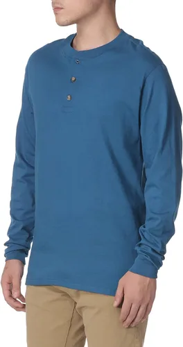 Vista 5 de Hanes Beefy-T Henley - Manga larga