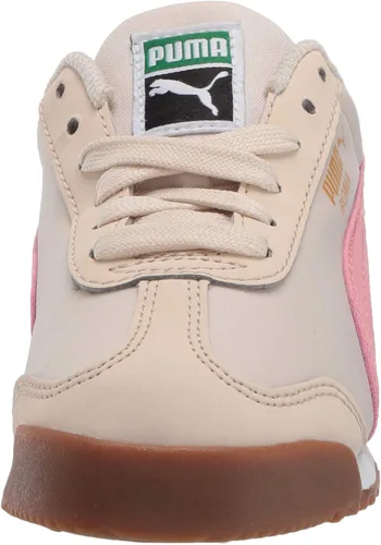 Vista 2 de PUMA Tenis Roma Basic unisex para niños, BlancoRosado, 0 Toddler