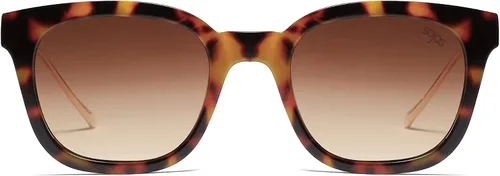 Vista 2 de SojoS SJ2050 Lentes de sol polarizados, cuadrados, clásicos, para mujeres y hombres, retro, modernos, protección ultravioleta 400