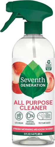 Vista 15 de Seventh Generation Limpiador Multiusos, Transparente y Sin Fragancia, Corta Grasa, 23 onzas líquidas