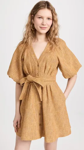 Vista 2 de Shoshanna Camero - Minivestido de tweed para mujer