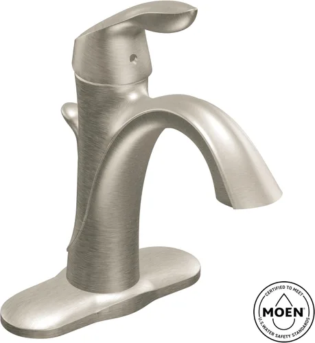 Vista 2 de Llave monomando de arco alto Moen Eva, para baño