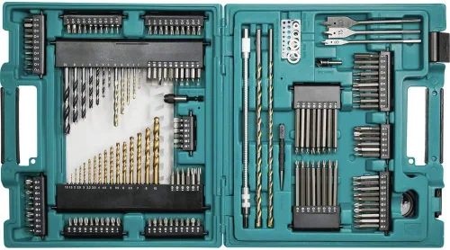Vista 4 de Makita D-37150 - Juego de 104 piezas de brocas métricas y herramientas manuales