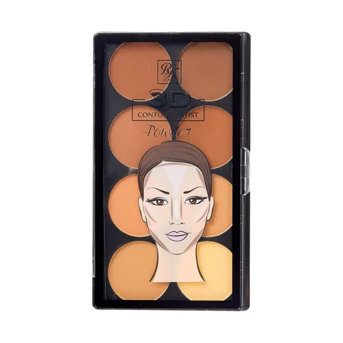 Vista 8 de Ruby Kisses Acabado Impecable con Paleta de Maquillaje de Contorno en Crema 3D – Ligera, Multi-Paleta, Base de Contorno, Crema, Esculpe y Destaca